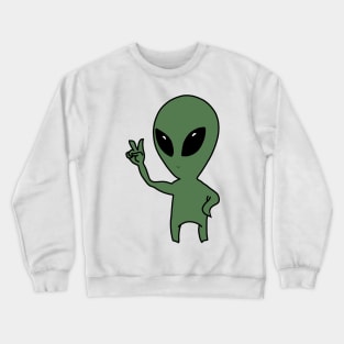 Peace Alien - We come in peace Crewneck Sweatshirt